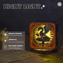 Woodbests - Library Dragon Kit - 3D Wooden Puzzle Night Light