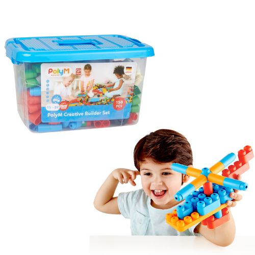 Hape PolyM Square Bucket Set 158p