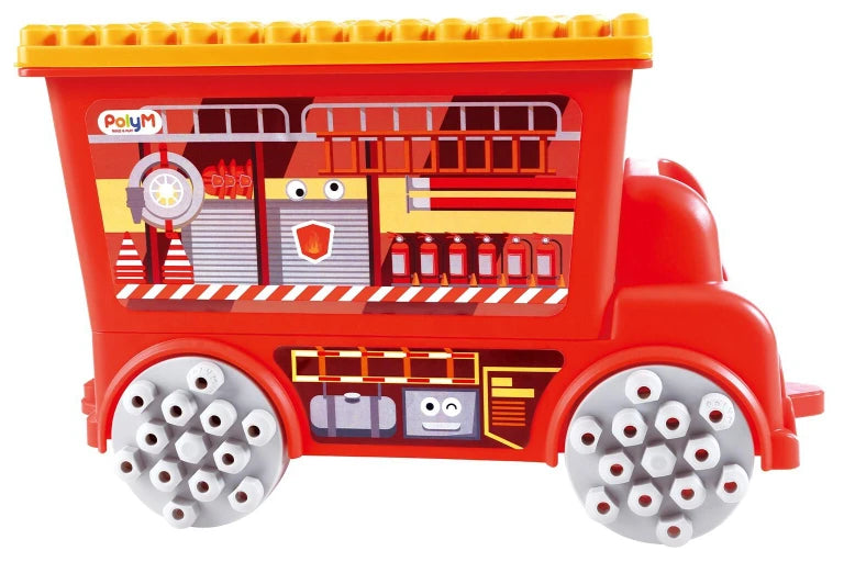 Hape PolyM Fire Rescue Truck