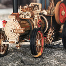 Robotime ROKR Steam Engine Mechanical 3D Wooden Puzzle LKA01 (Battery powered)(Back Order)