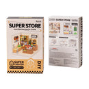 Robotime Rolife Super Creator Fascinating Book Store Plastic Miniature House kit DW004
