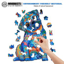 Woodbests - Cute Pug Wooden Jigsaw Puzzle (90-120pcs）