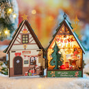 Robotime Rolife Twinkling Christmas House DIY Miniature House DS036 (Back Order)