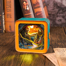 Woodbests - Sunset Wilderness Path Kit - 3D Wooden Puzzle Night Light