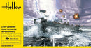 Heller - 1/72 LCVP NORMANDY LANDING CRAFT & PERSONNEL