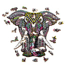 Woodbests - Noble Elephant Wooden Jigsaw Puzzle(250-300pcs)