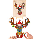 Woodbests - Christmas Elk Wooden Jigsaw Puzzle (90-120pcs)