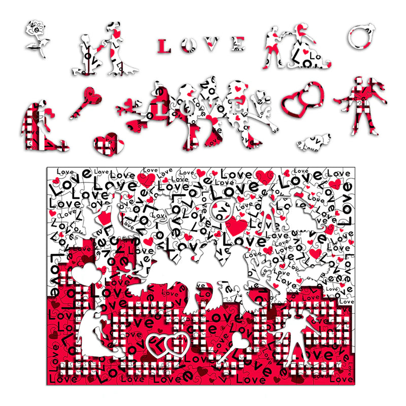 Woodbests - Love Challenge Wooden Jigsaw Puzzle (250-300pcs)