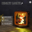 Woodbests - Forest Sunset Kit - 3D Wooden Puzzle Night Light