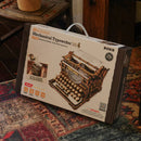 Robotime ROKR Mechanical Typewriter Wooden 3D Puzzle LK703B (Classic Version)