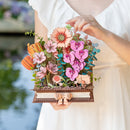 Robotime Rowood Wooden Blooming Book DIY Flower Bouquet 3D Puzzle TW04H (Pre-Order)