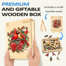 Woodbests - Beautiful Cardinal Wooden Jigsaw Puzzle (160-200pcs)