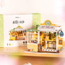 Robotime Rolife Light Music Bar DG147 DIY Wooden Dollhouse
