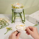 Robotime ROKR White Camellia DIY 3D Puzzle Model AF011