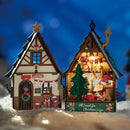 Robotime Rolife Twinkling Christmas House DIY Miniature House DS036 (Back Order)