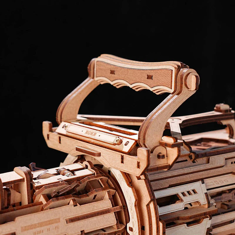 Robotime ROKR Rotating-Barrel Machine Gun 3D Wooden Puzzle LQA01 (Pre-Order)