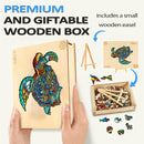 Woodbests - Resolute Turtle Wooden Jigsaw Puzzle (250-300pcs)