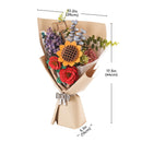 Robotime Rowood DIY Wooden Flower Bouquet TW01H 3D Wooden Puzzle
