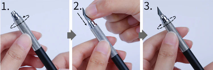 Ray Studio Model Kit Metal Modeler's Knife & Blade