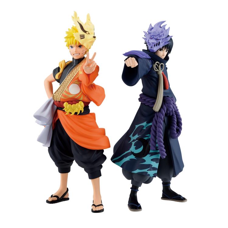 NARUTO SHIPPUDEN UCHIHA SASUKE FIGURE (ANIMATION 20TH ANNIVERSARY COSTUME)