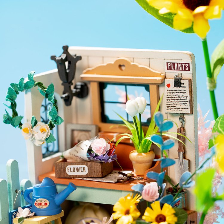 Robotime Rolife Dreaming Terrace Garden DIY Miniature House DS030