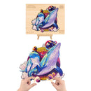 Woodbests - Joyful Dolphin Wooden Jigsaw Puzzle (90-120pcs)