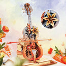 Robotime ROKR Symphony of Gorgeous Dreams Mechanical Cello Music Box AMK63M