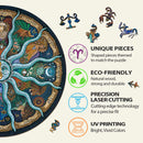 Woodbests - Constellation Horoscope Wooden Jigsaw Puzzle (250-300pcs)