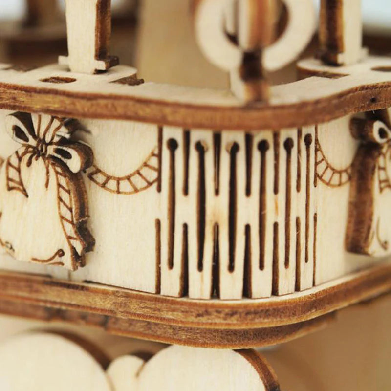 Robotime Rolife Hot Air Balloon 3D Wooden Puzzle TG406