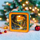 Woodbests - Sunset Wilderness Path Kit - 3D Wooden Puzzle Night Light