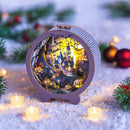 Woodbests - Halloween Castle Kit - 3D Wooden Puzzle Night Light