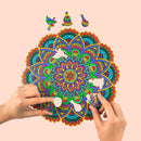 Woodbests - Flower Mandala Wooden Jigsaw Puzzle(250-300pcs)
