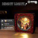 Woodbests - Snow Mountain Hut Kit - 3D Wooden Puzzle Night Light