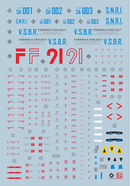 GUNDAM DECAL 201 MG 1/100 F91 Ver.2.0