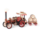 Robotime ROKR Steam Engine Mechanical 3D Wooden Puzzle LKA01 (Battery powered)(Back Order)