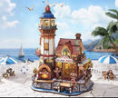 Robotime ROKR Chillbay Pizzeria Music Box Wooden 3D Puzzle EAM02 (Pre-Order)
