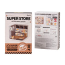 Robotime Rolife Super Creator Golden Wheat Bakery Plastic Miniature House kit DW005