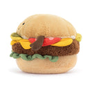 JELLYCAT AMUSEABLE BURGER MULTI-COLOURED H12XW12 CM