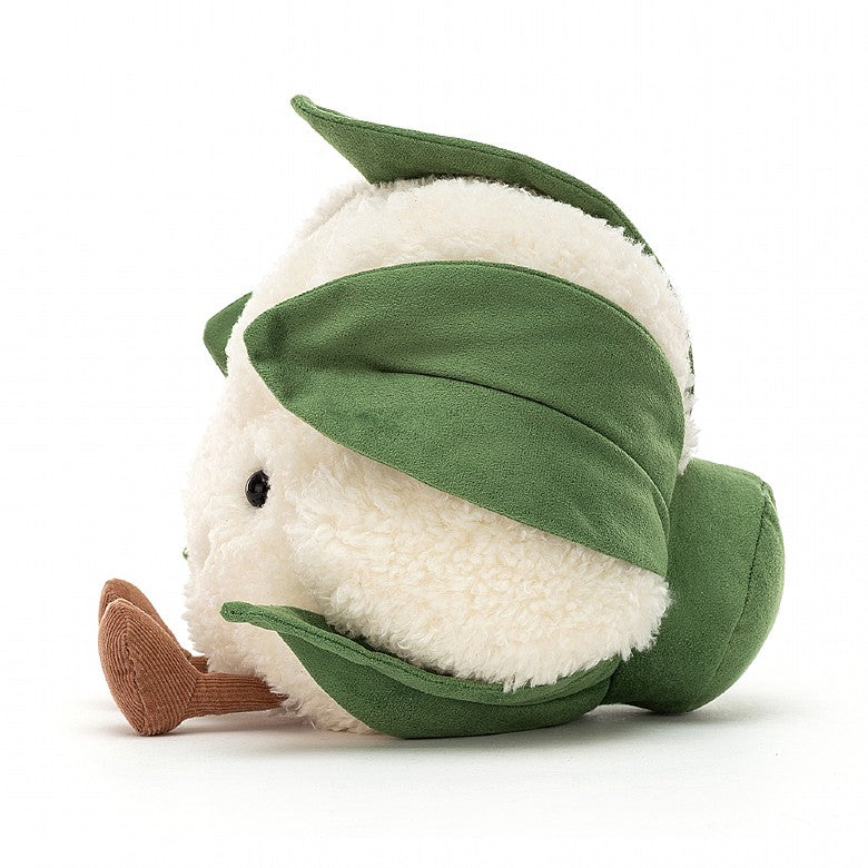 JELLYCAT AMUSEABLE CAULIFLOWER WHITE 20X16 CM