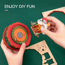 Robotime Rolife DIY Music Box Christmas Town AM46