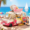 Robotime Rolife Beverly's Ice Cream Truck 3D Wooden Puzzle TGS06 (Pre-Order)