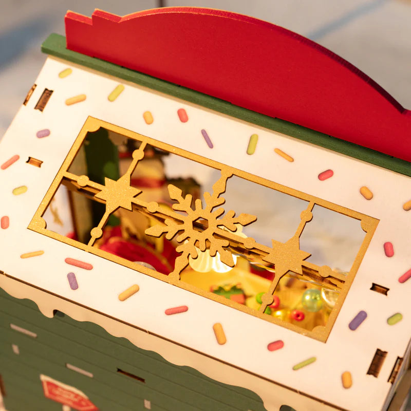 Robotime Rolife Christmas Candy Stand DIY Miniature House DS043 (Pre-Order)