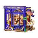 Robotime Rolife Leisure Time Tea Room DIY Miniature House DG171