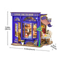 Robotime Rolife Leisure Time Tea Room DIY Miniature House DG171