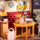 Robotime Rolife Leisure Time Tea Room DIY Miniature House DG171