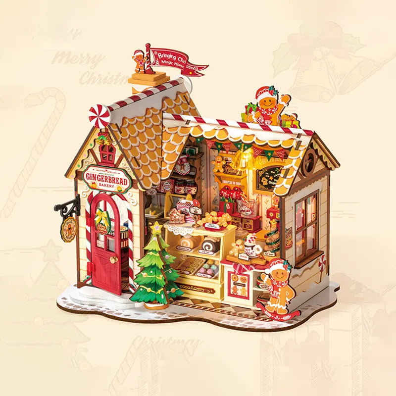 Robotime Rolife DIY Miniature House - Gingerbread House DG176 (Pre-Order)