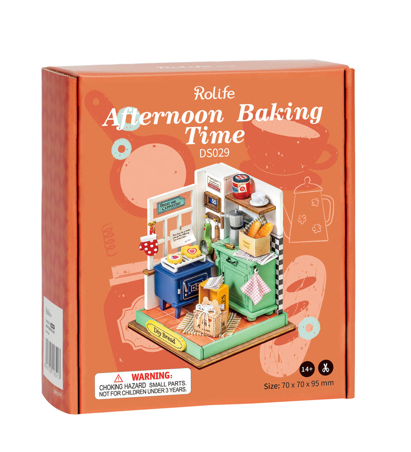 Robotime Rolife Afternoon Baking Time DIY Miniature House DS029