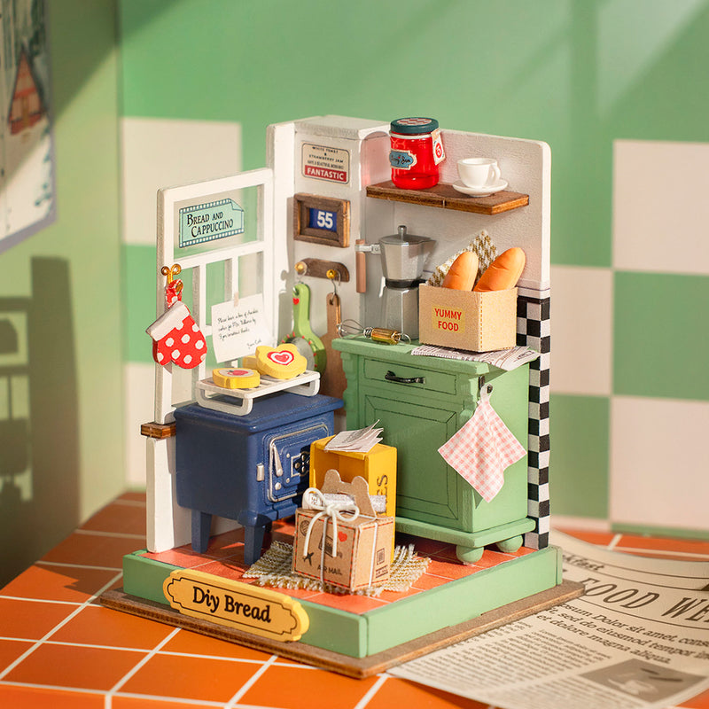 Robotime Rolife Afternoon Baking Time DIY Miniature House DS029