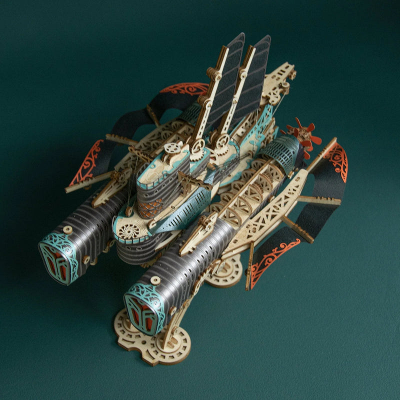 HowCat 20000 Leagues Under the Sea 3d Wooden Puzzle
