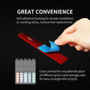 DSPIAE DSP-S01 Reusable Self-Adhesive Sandpaper Set (#400–#1500 Grit, 100pcs)